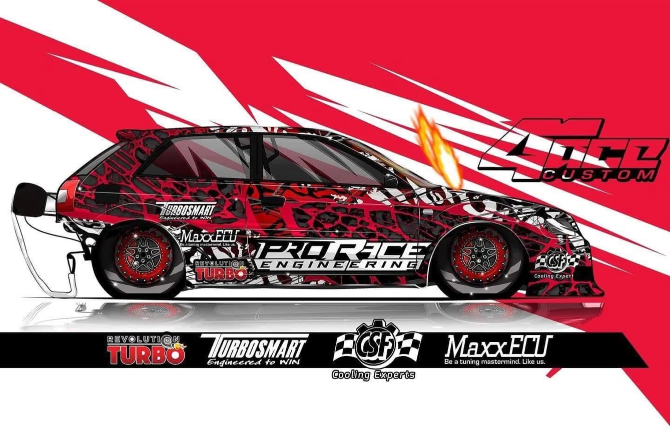 S3 8L new livery render - PRO RACE ENGINEERING